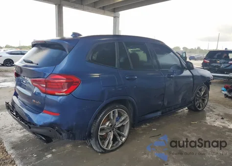 2018 BMW X3 xDrivem40I из США, поврежденный, VIN 5UXTS3C51J0Y98575